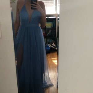 Light blue prom dress!